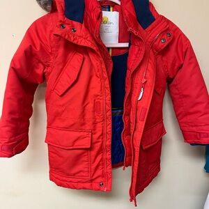 Boden Bright Red Kids' Jacket